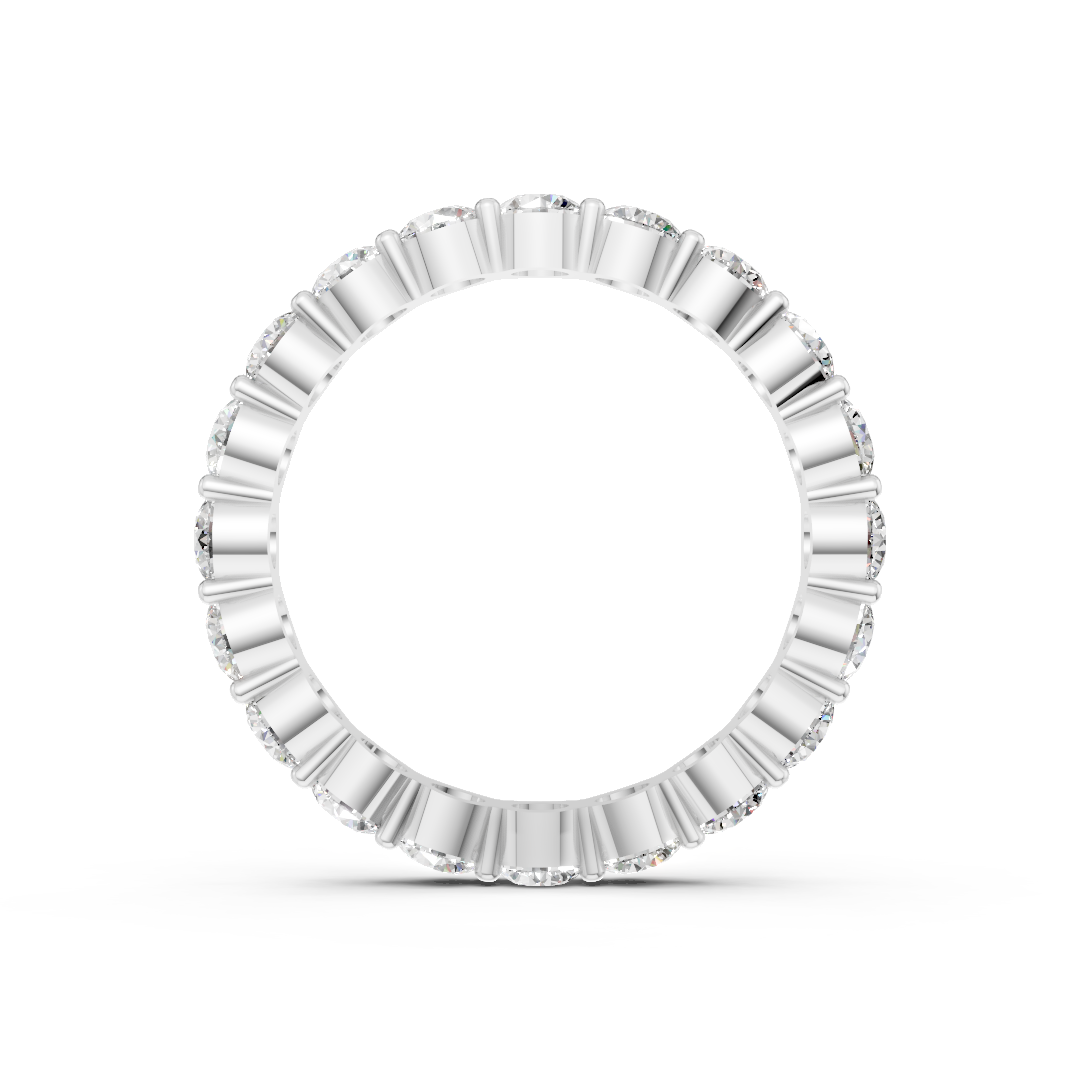 Round Cut Diamond Eternity Band