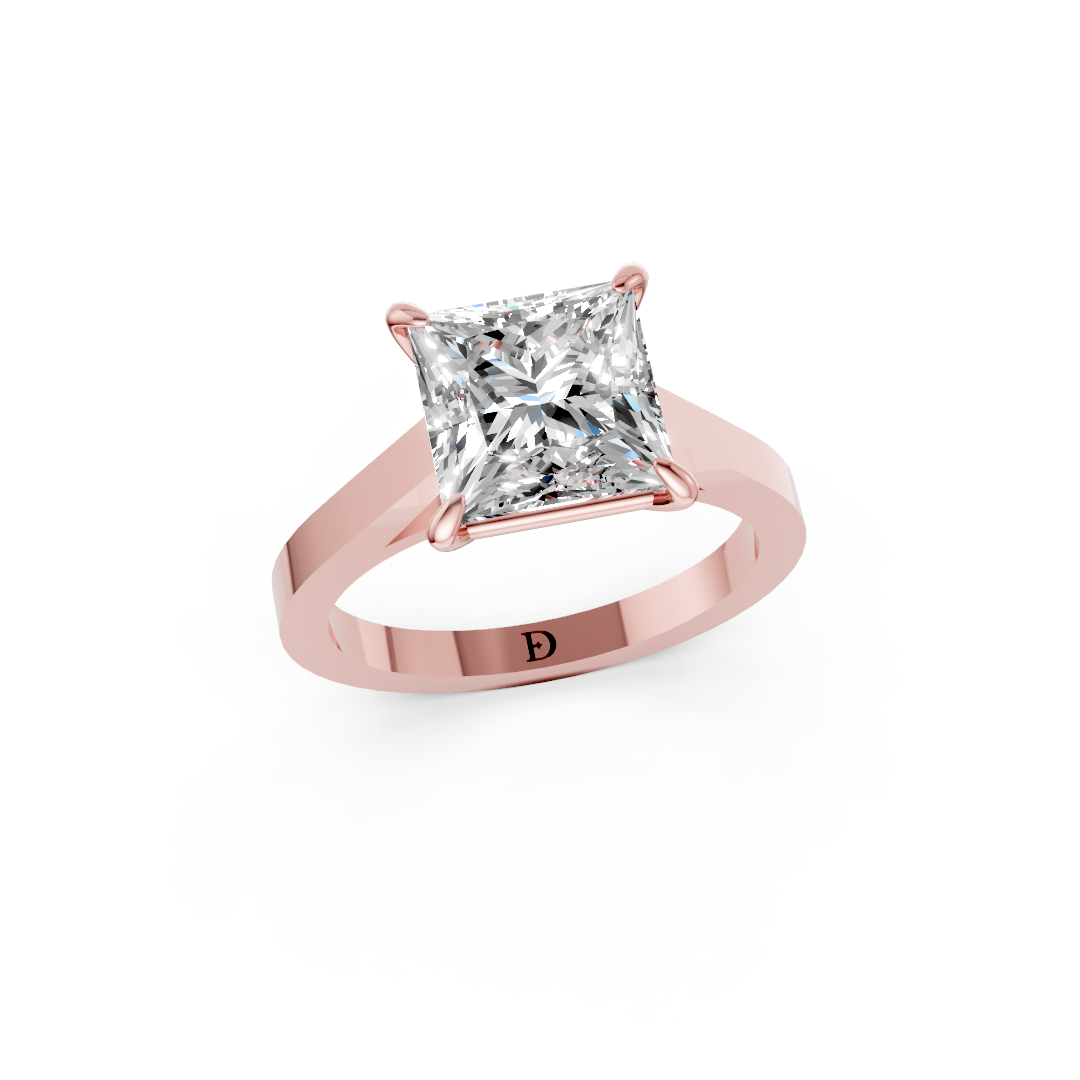 Princess Diamond 4-Prong Ring