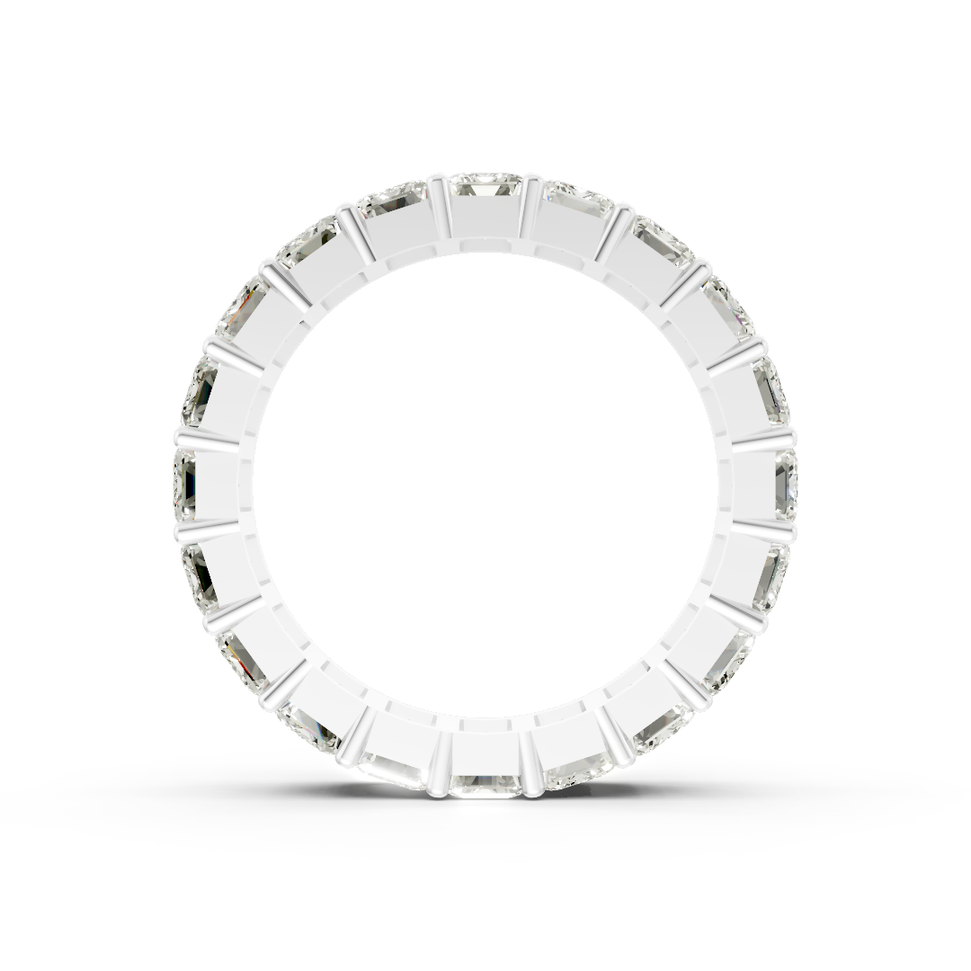 Emerald Cut Diamond Eternity Band