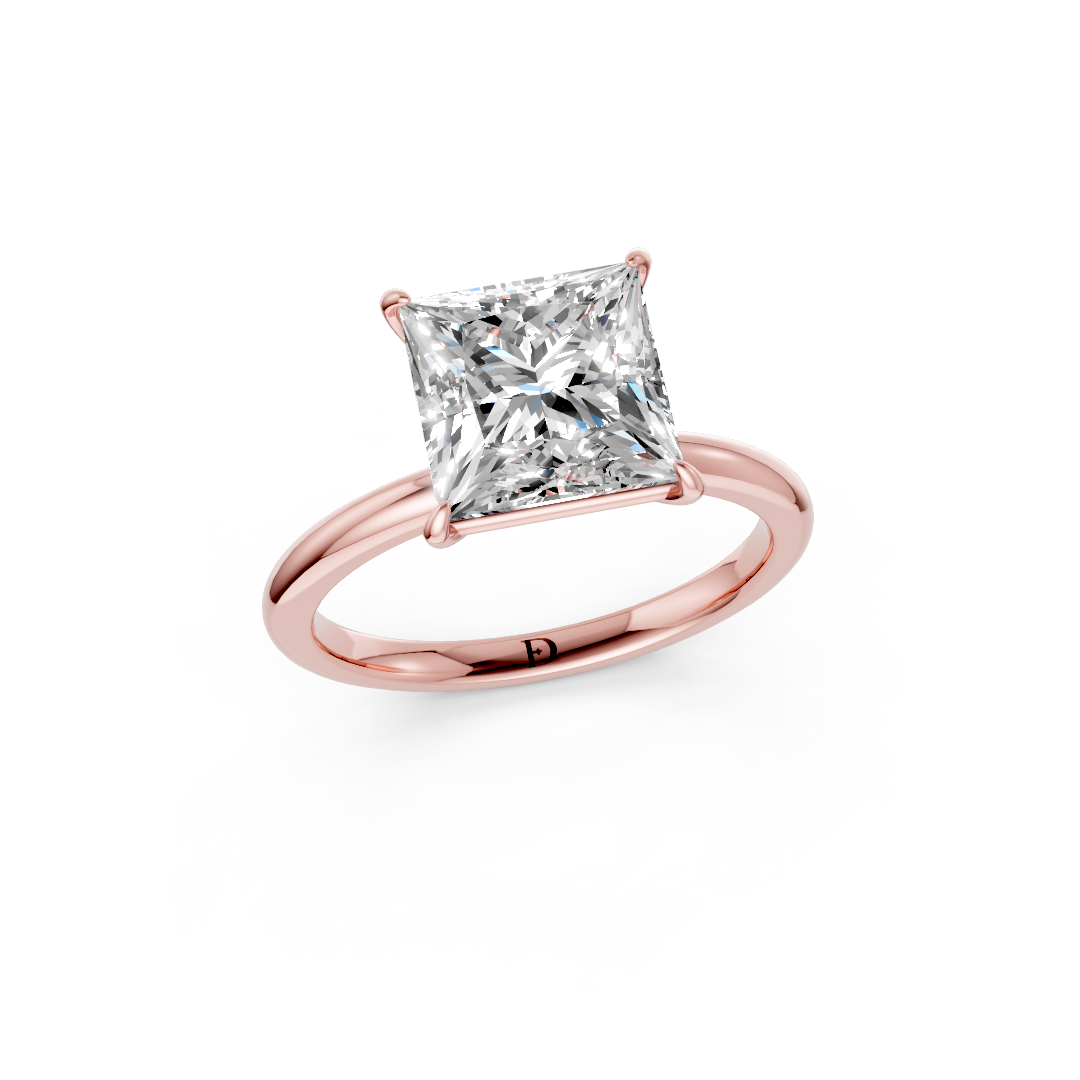 Princess Diamond Solitaire Ring