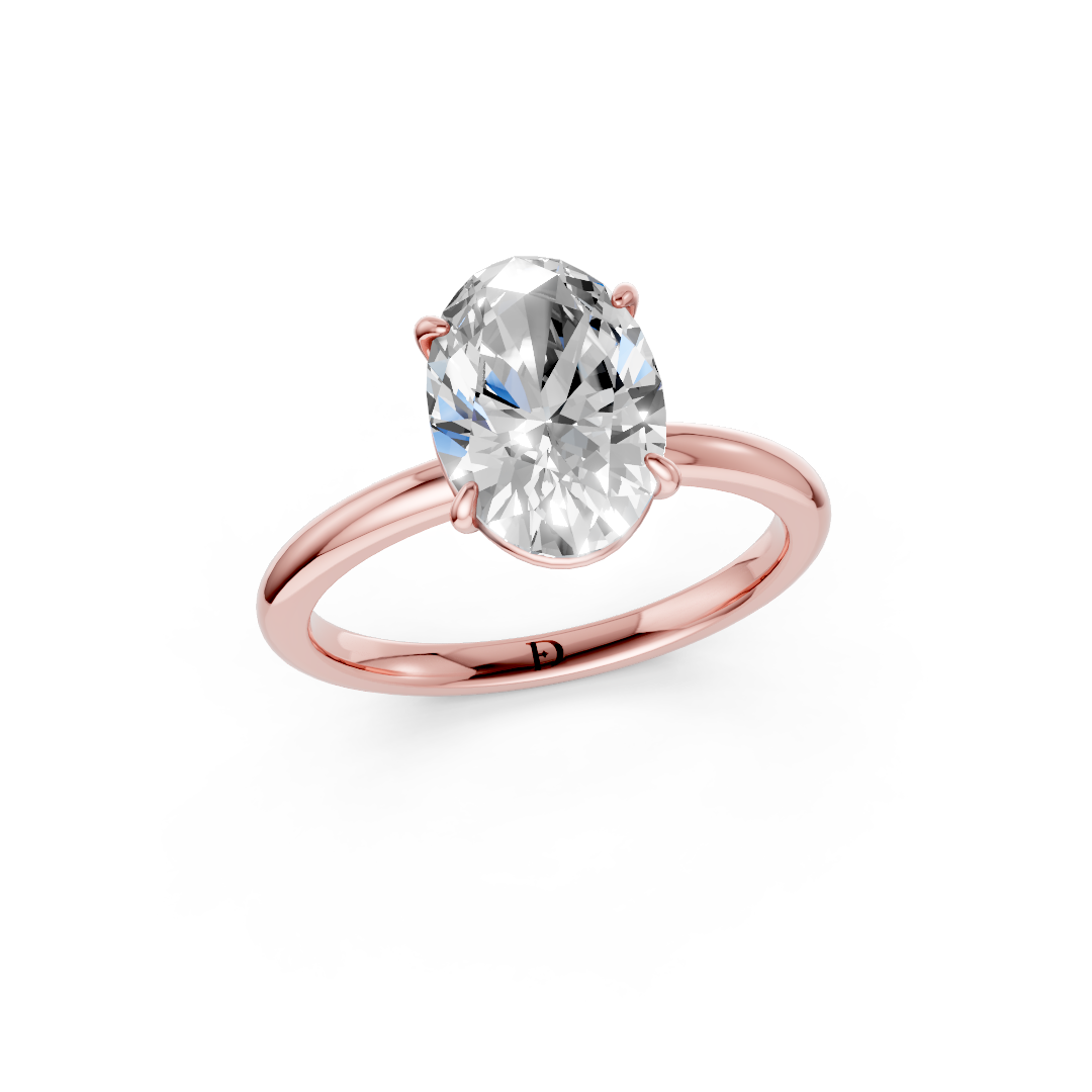 Oval Diamond Engagement Ring