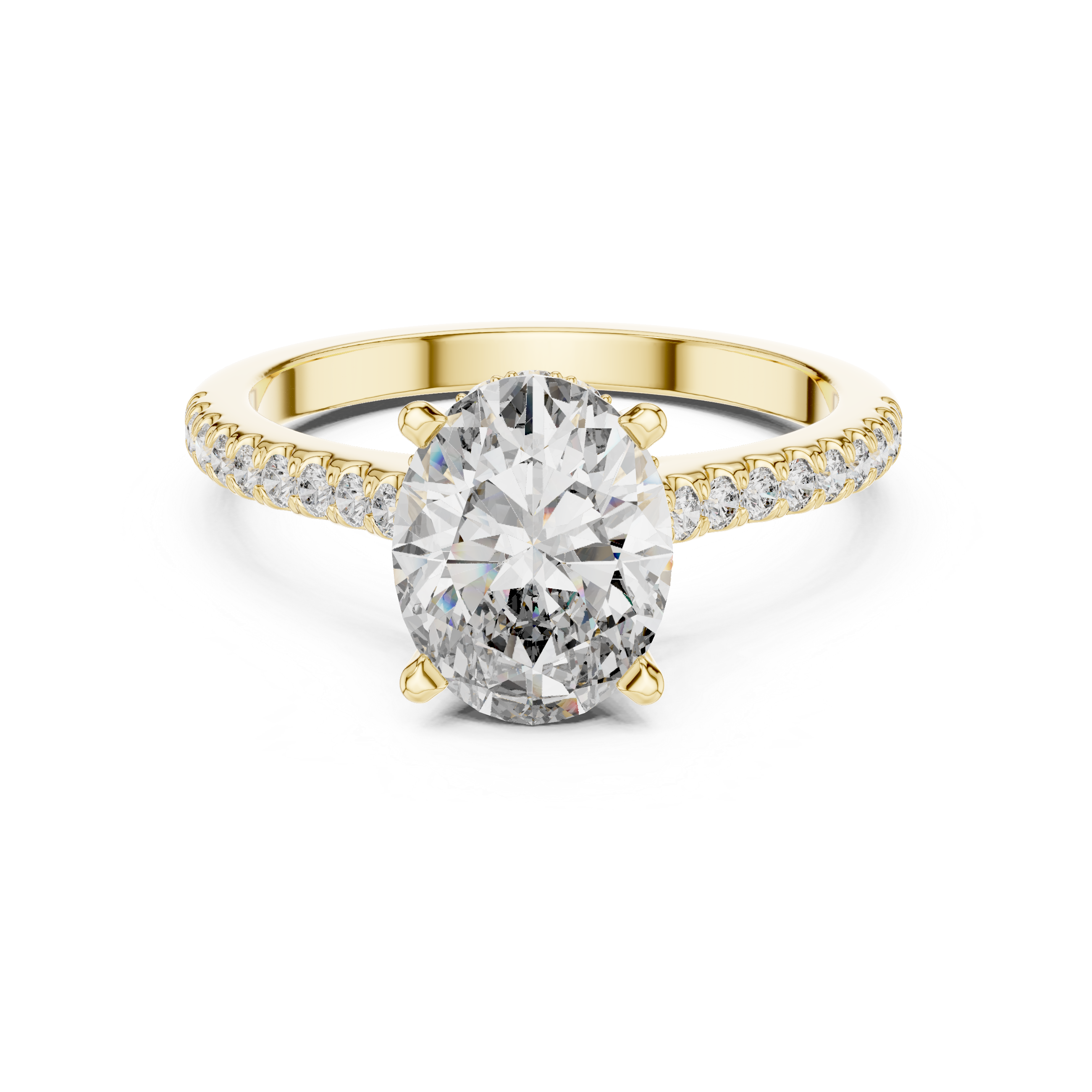 Oval Lab Grown Diamond Ring