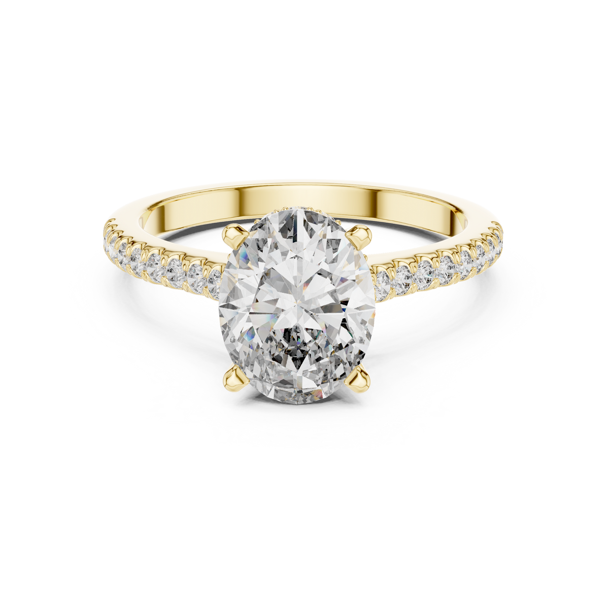 Oval Lab Grown Diamond Ring