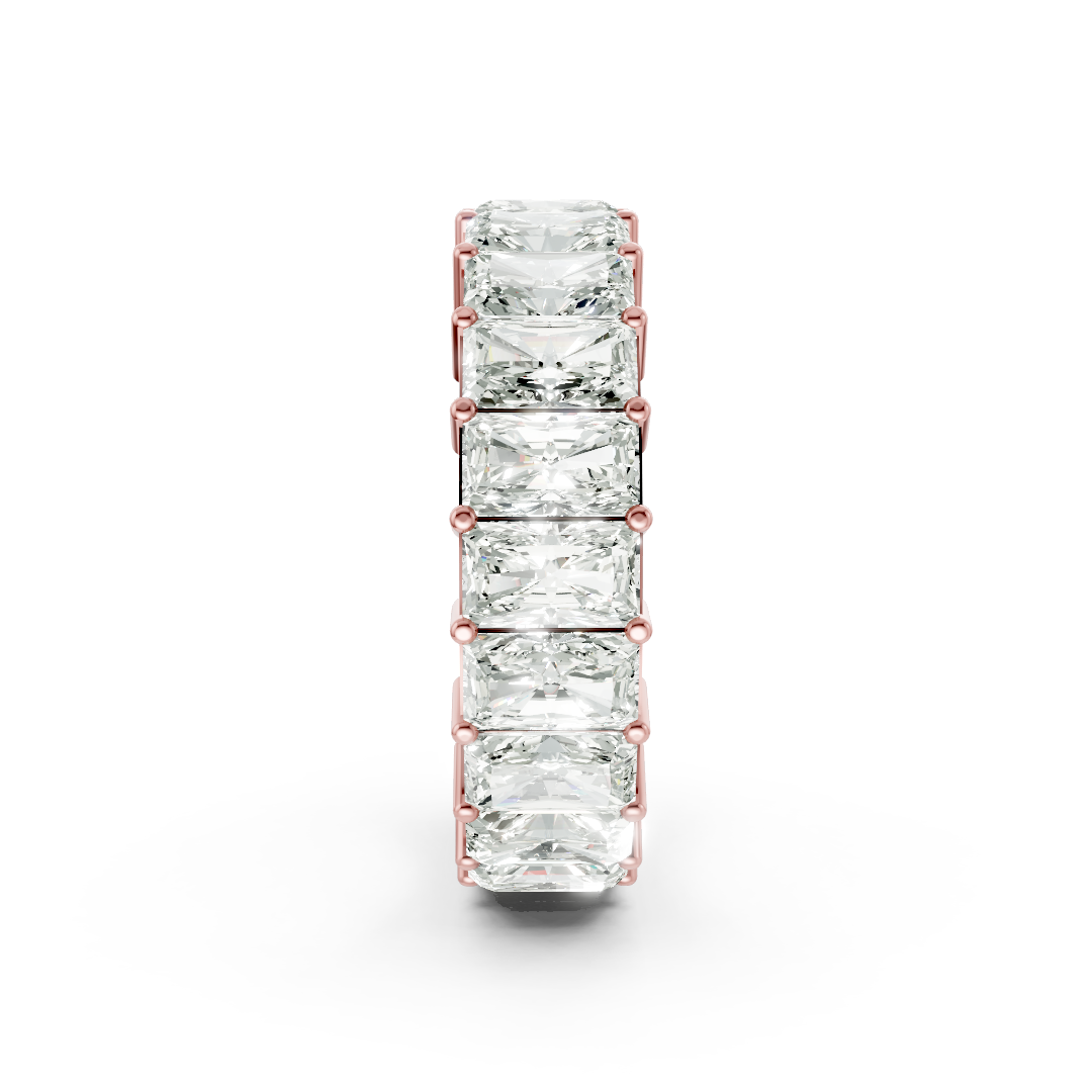 Radiant Diamond Shared Prong Eternity Band