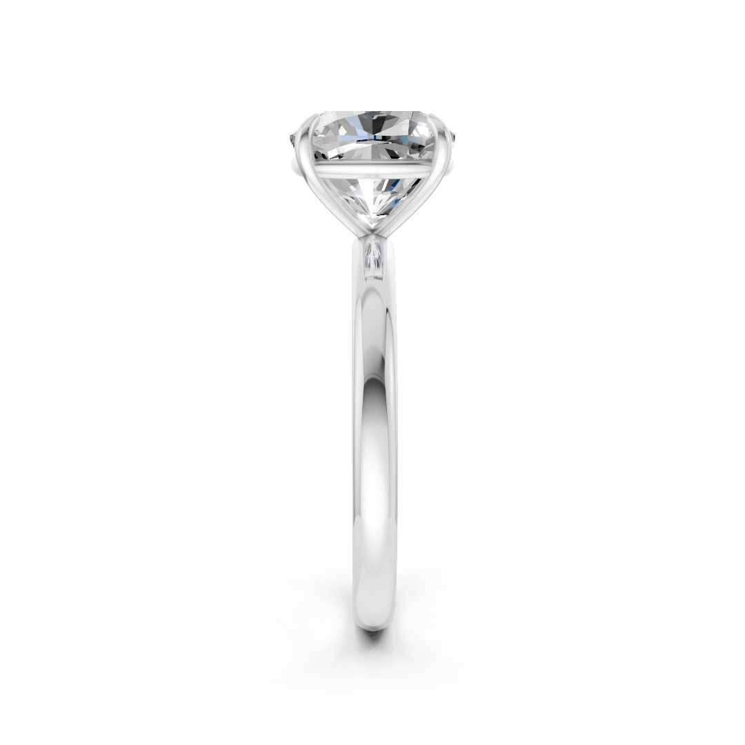 Cushion Solitaire Engagement Ring