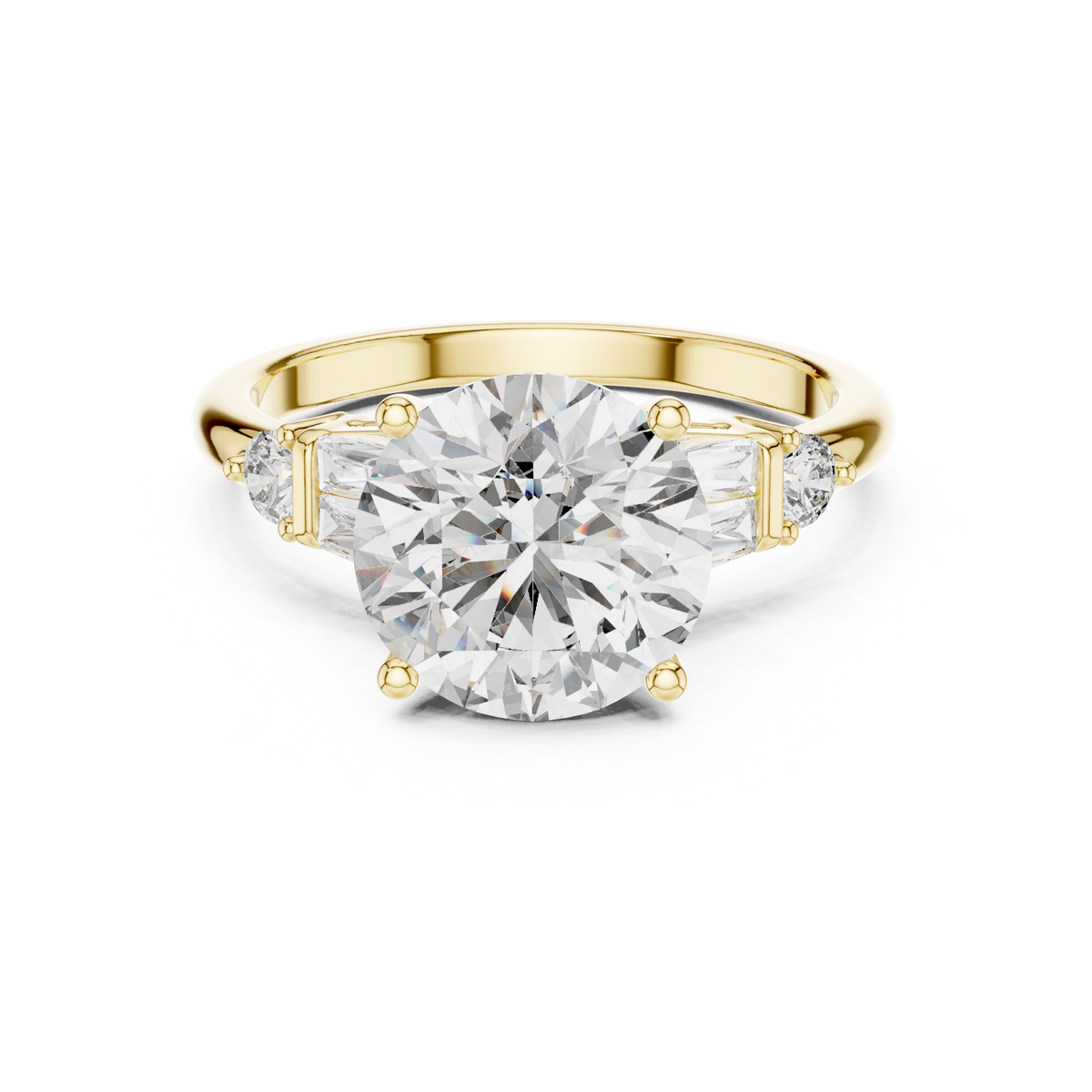 Round Brilliant Diamond Engagement Ring