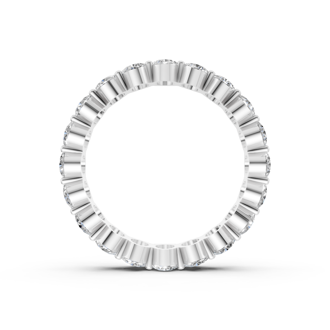 Oval Cut Diamond Eternity Band