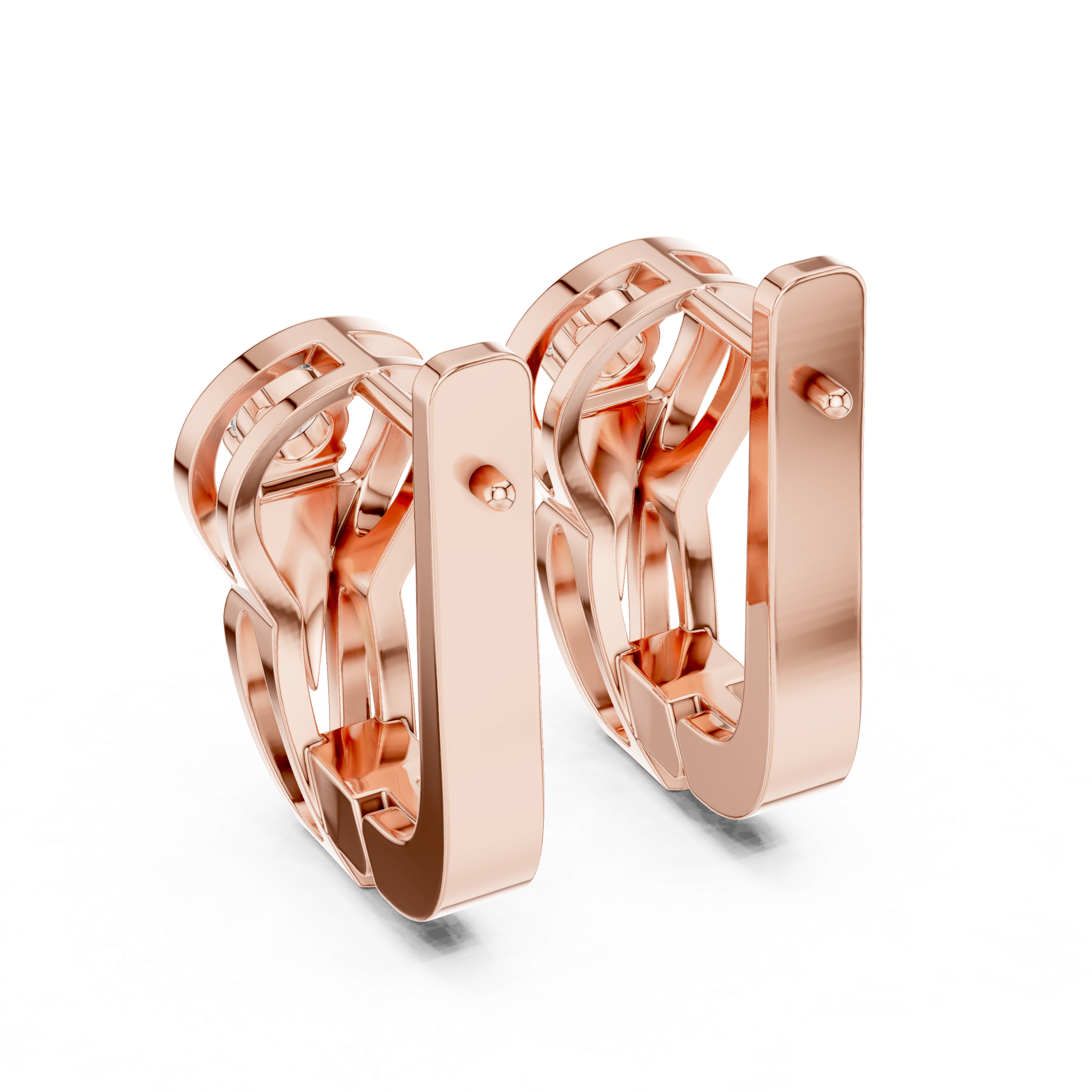 Lab Grown Diamond Hoops Earrings