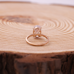Oval Cut One Diamond Ring