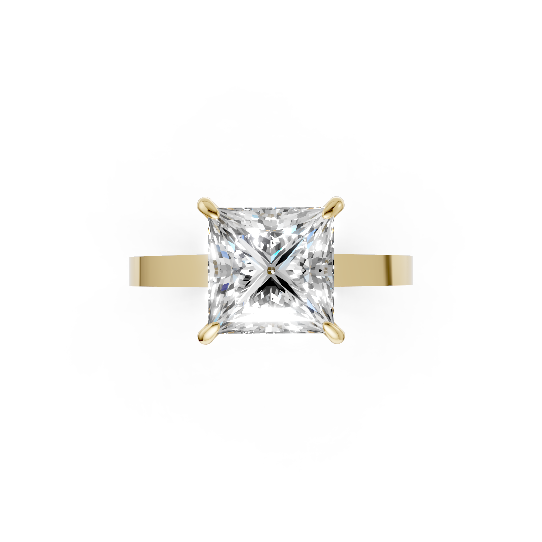 Princess Diamond 4-Prong Ring