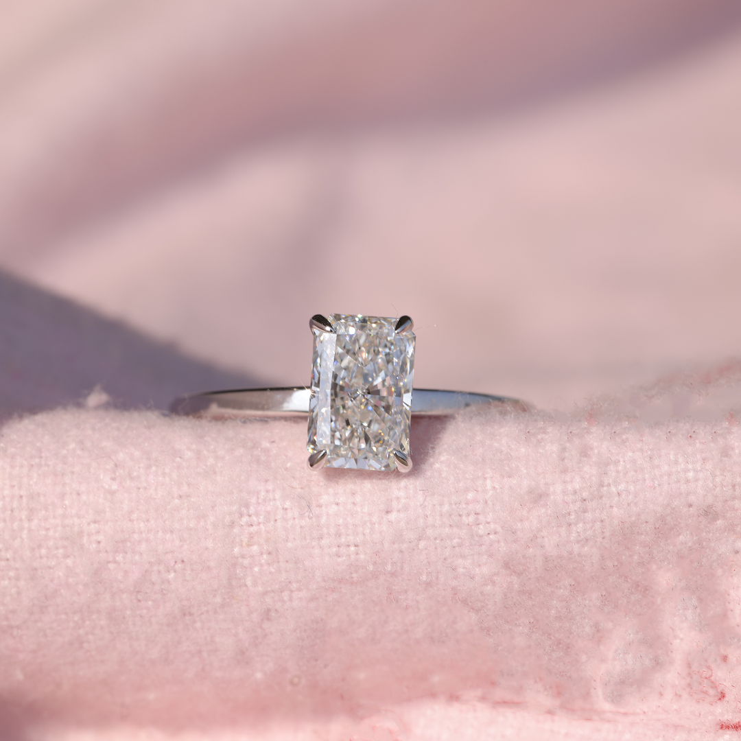 Radiant Cut Solitaire Ring