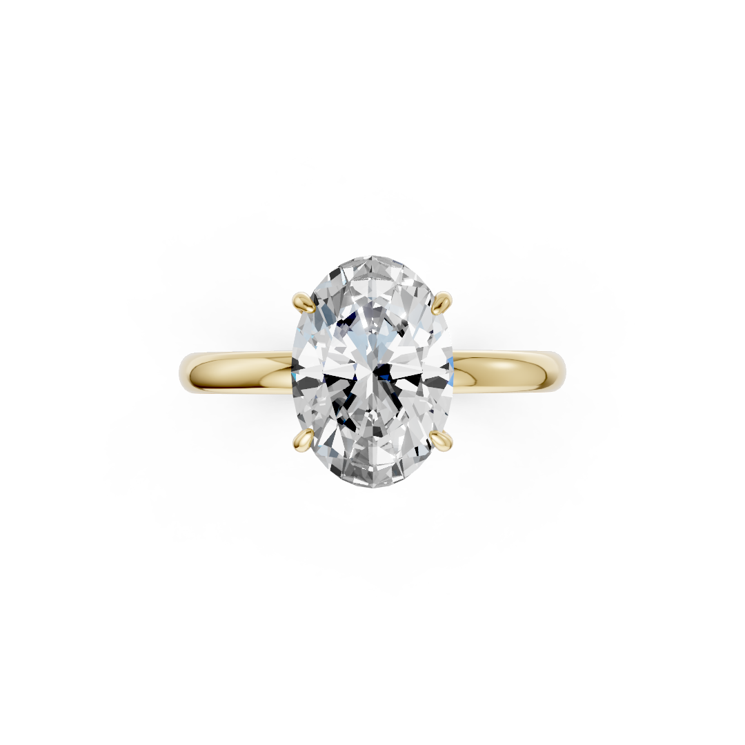 Oval Solitaire Engagement Ring