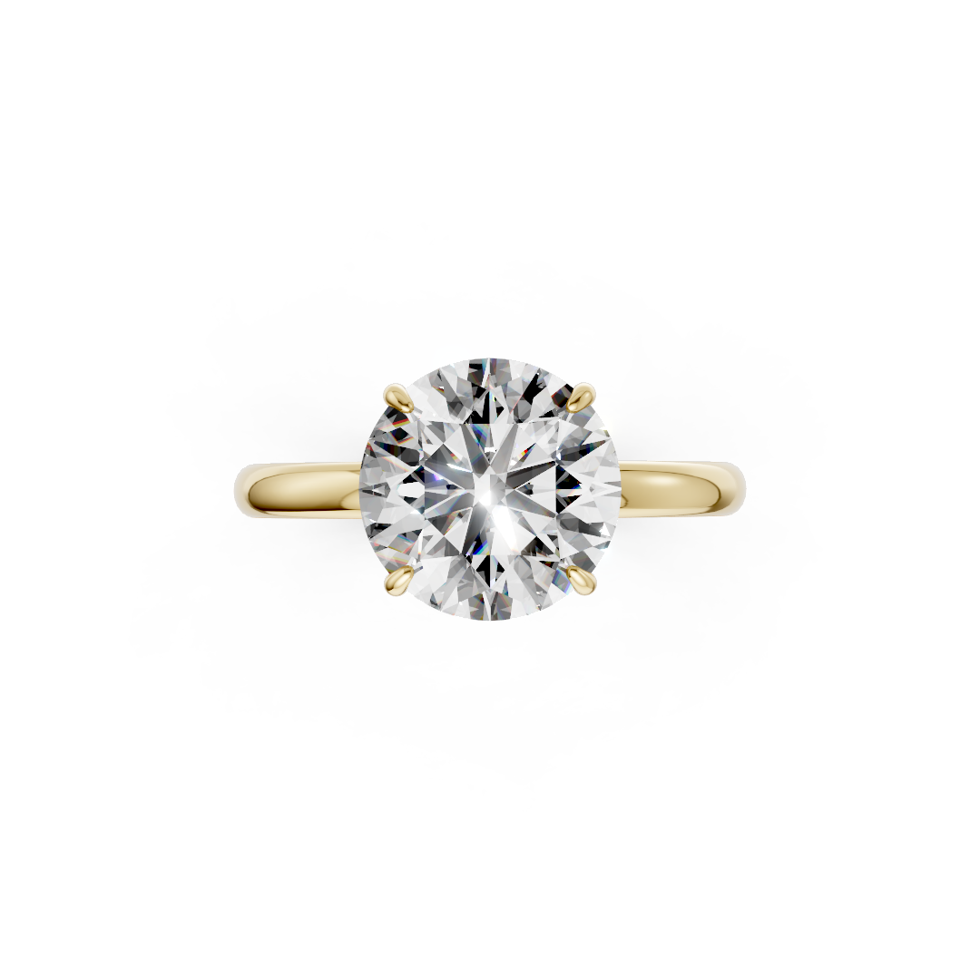 Round Solitaire Engagement Ring