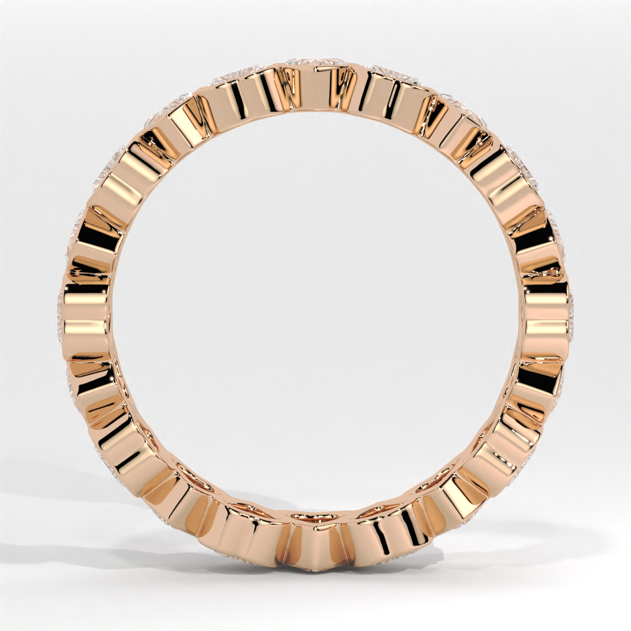 Heart Diamond Stackable Band
