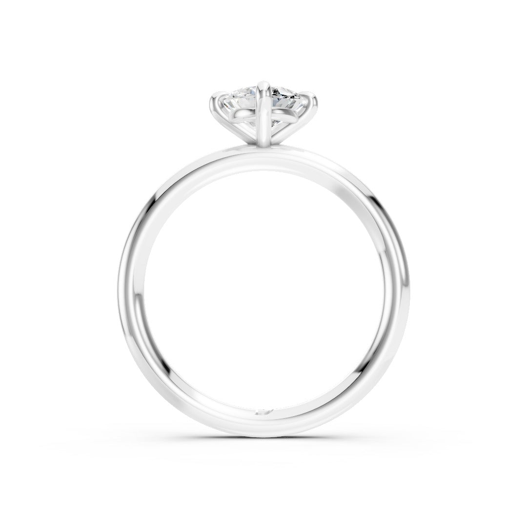 Oval Cut Lab Grown Diamond Solitaire Engagement Ring