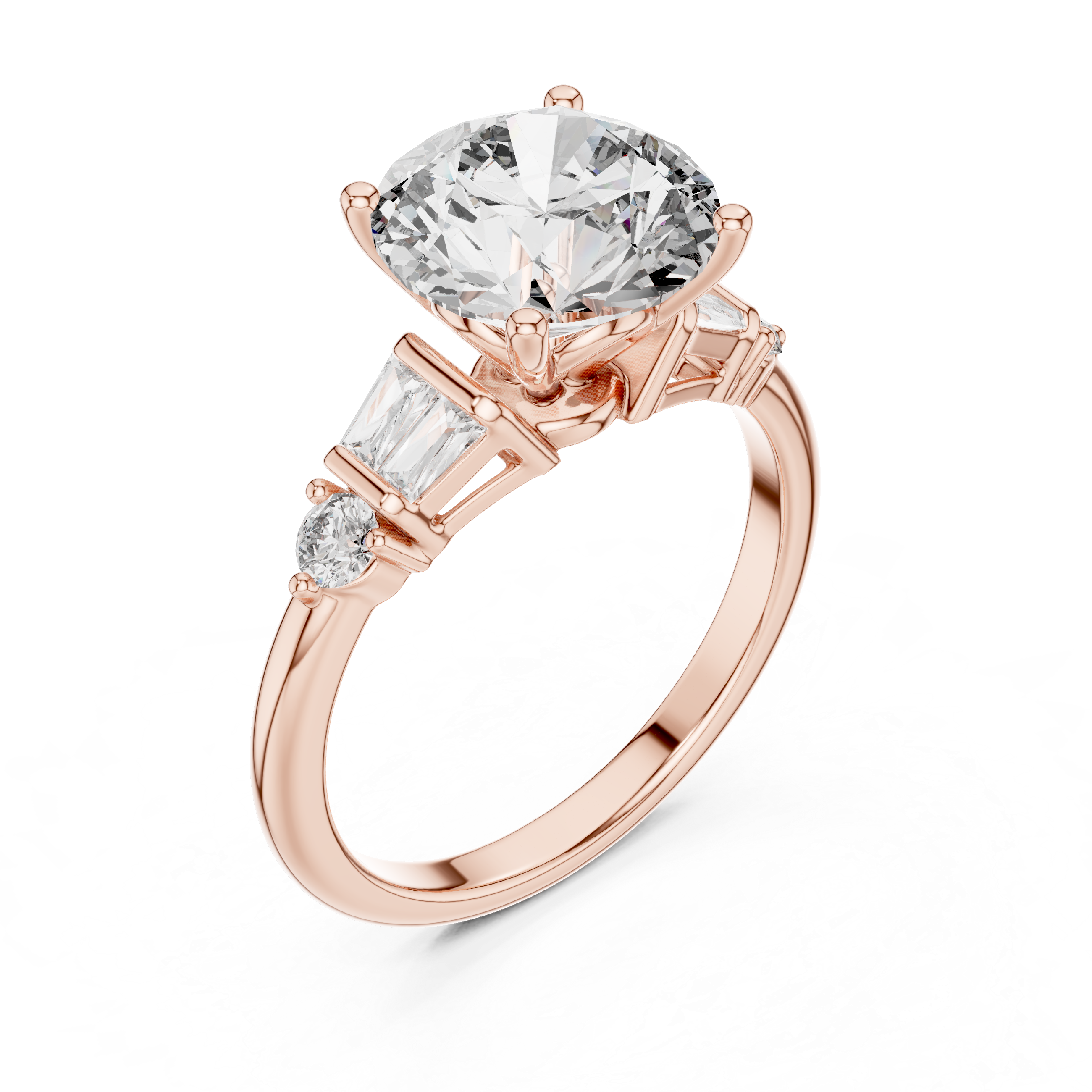 Round Brilliant Diamond Engagement Ring