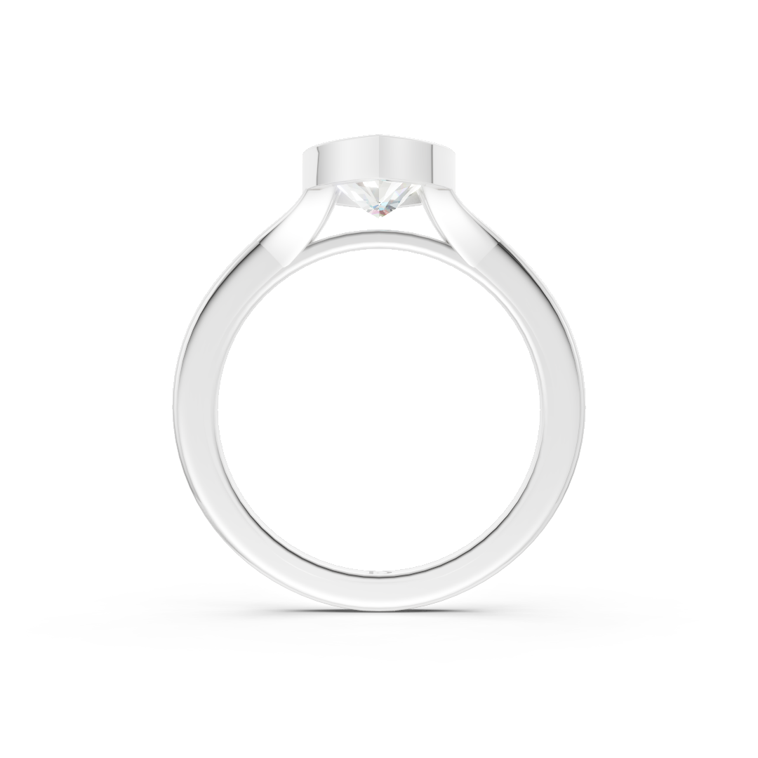Marquise Bezel Cathedral Shank Ring