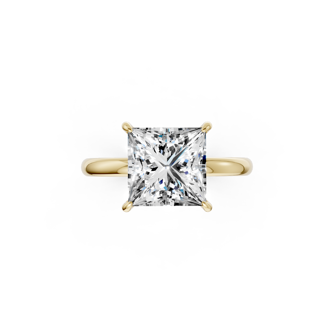 Princess Solitaire Engagement Ring