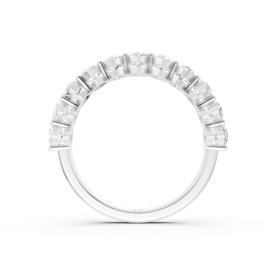 Marquise Diamond Half Eternity Band