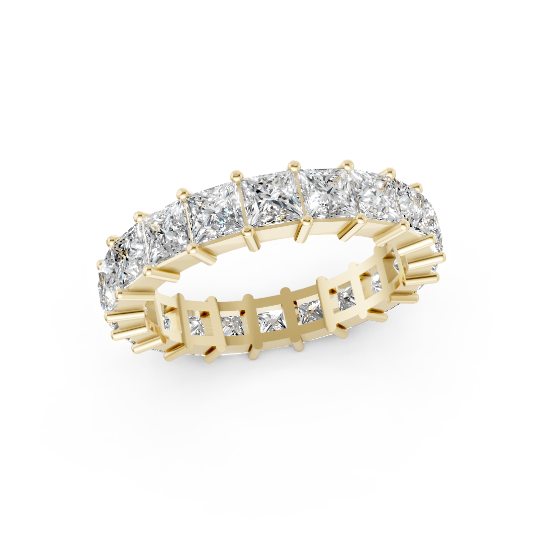 Princess Cut Diamond Eternity Band