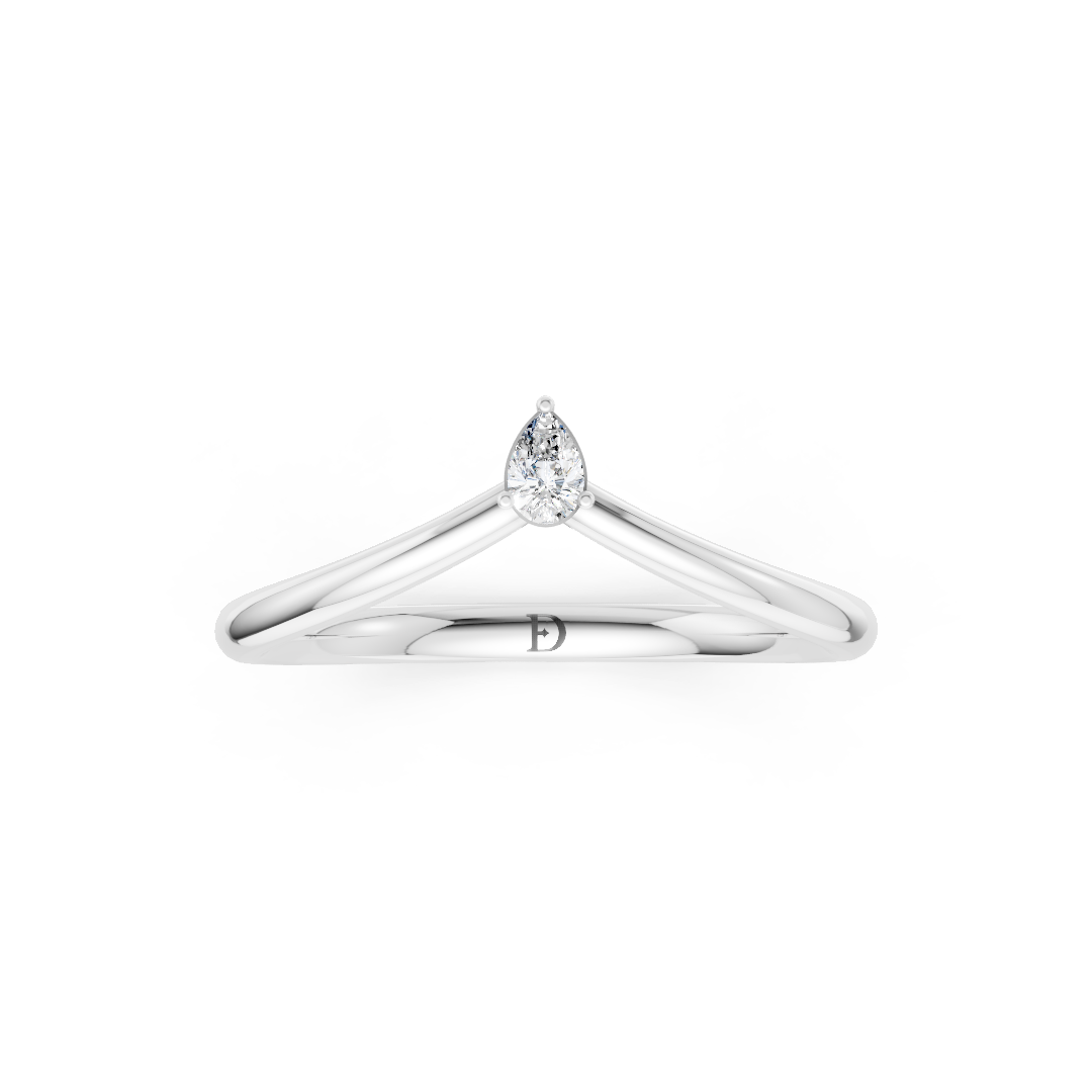 V Shape Pear Curved Stacking Band