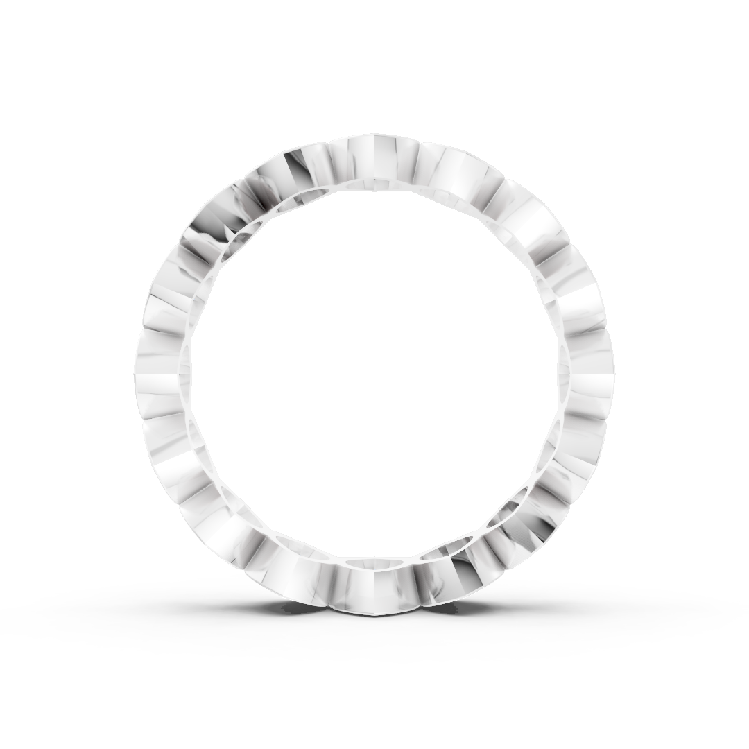 Marquise Diamond Bezel Set Eternity Band