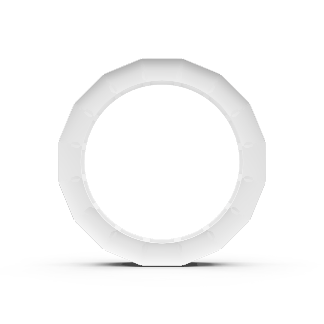 Princess Diamond Bezel Set Eternity Band