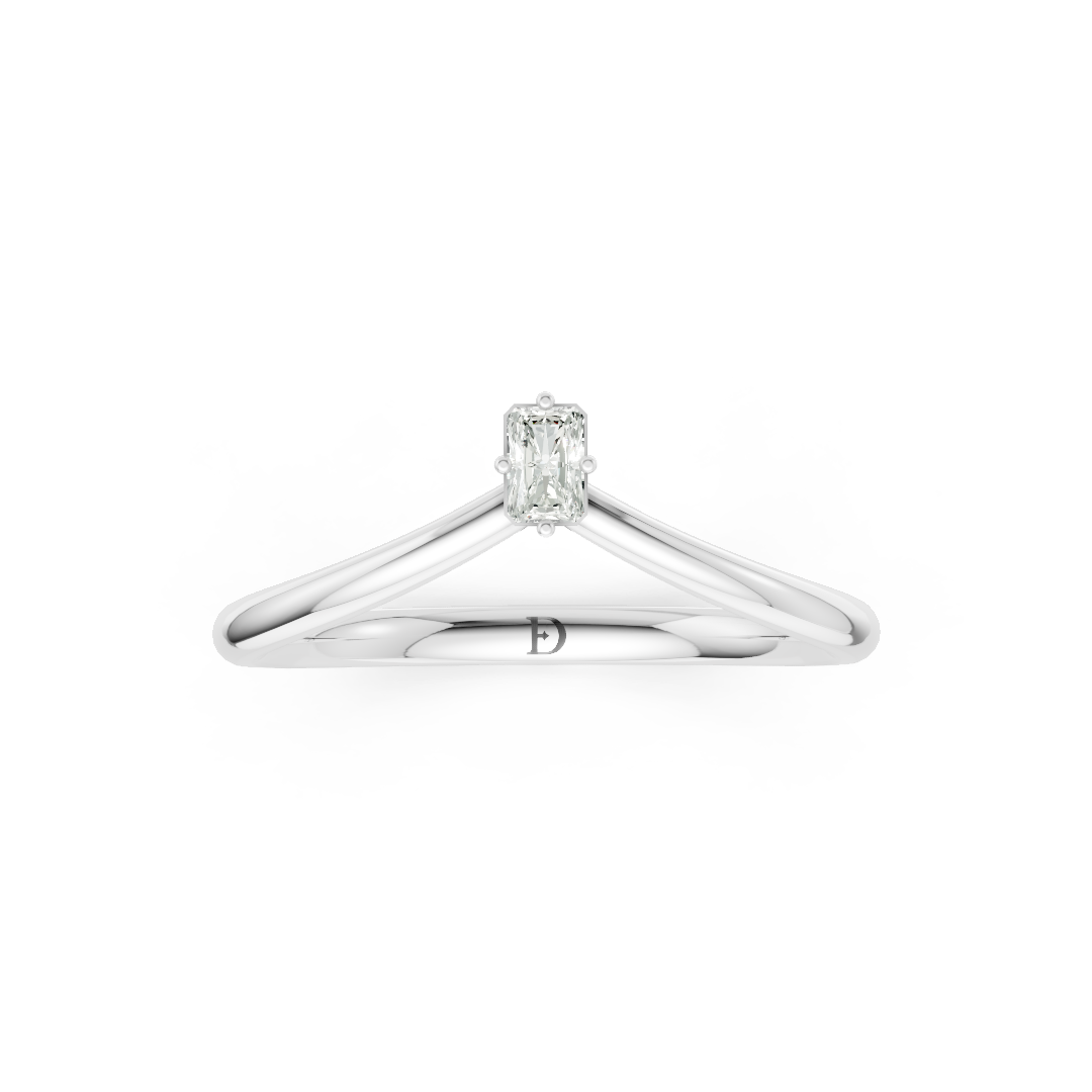 V Shape Radiant Curved Stacking Band