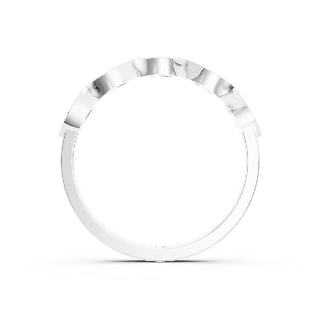 Marquise Cut Diamond Eternity Wedding Band