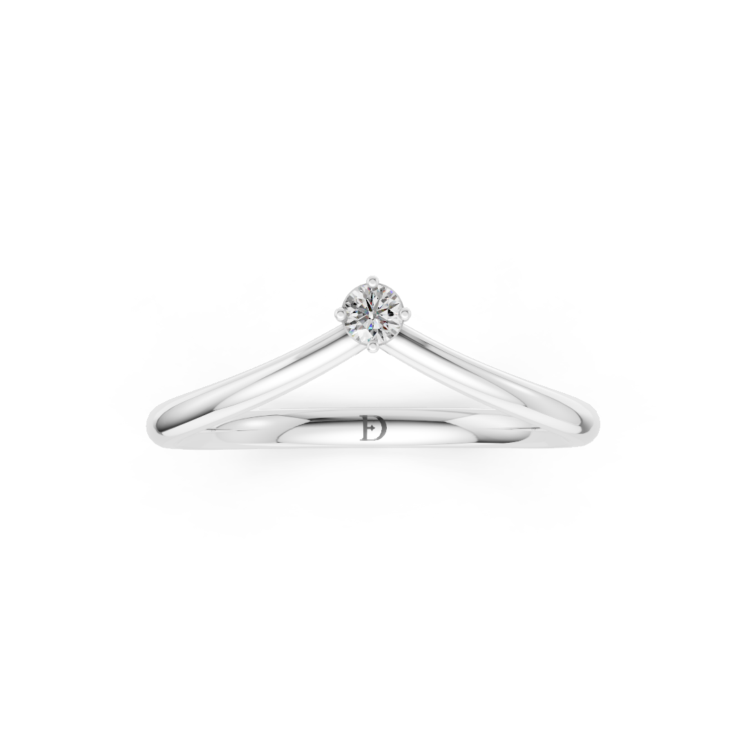V Shape Round Curved Stacking Band