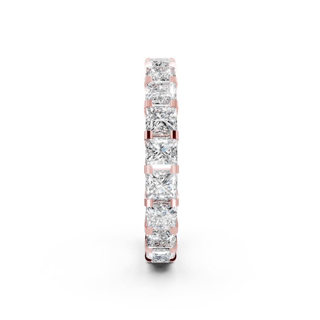 Princess Diamond U Prong Full Eternity Band