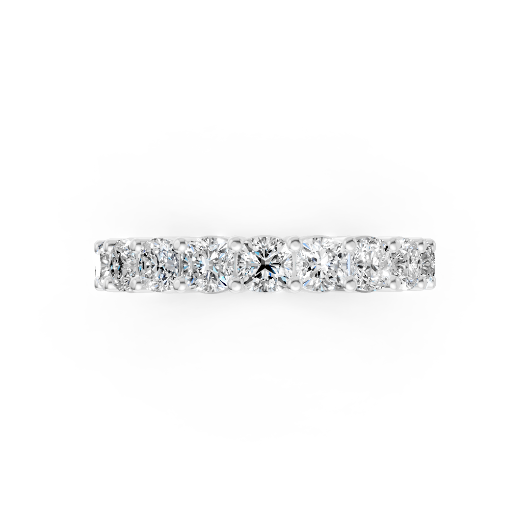 Cushion Cut Diamond Eternity Band