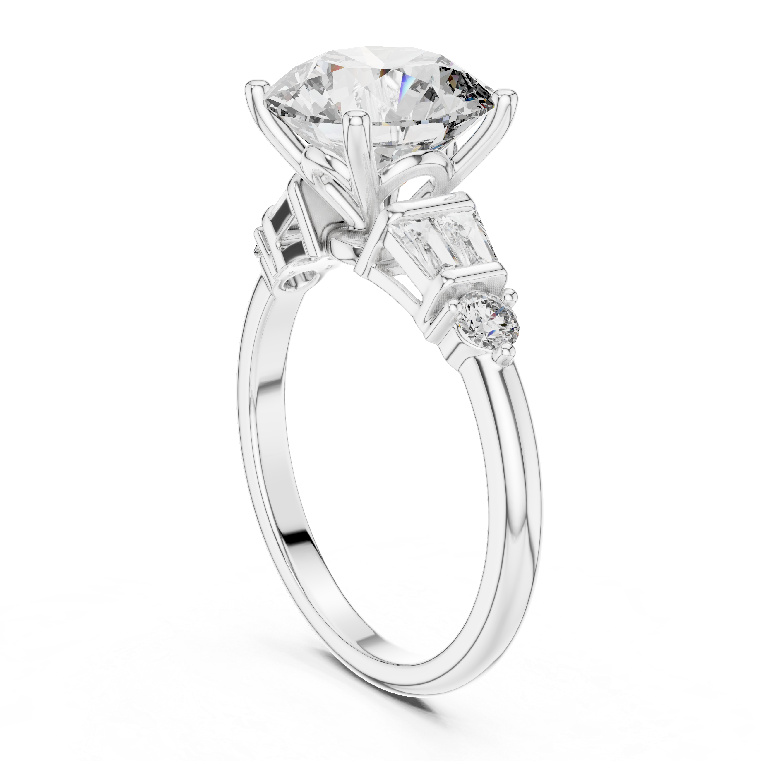 Round Brilliant Diamond Engagement Ring