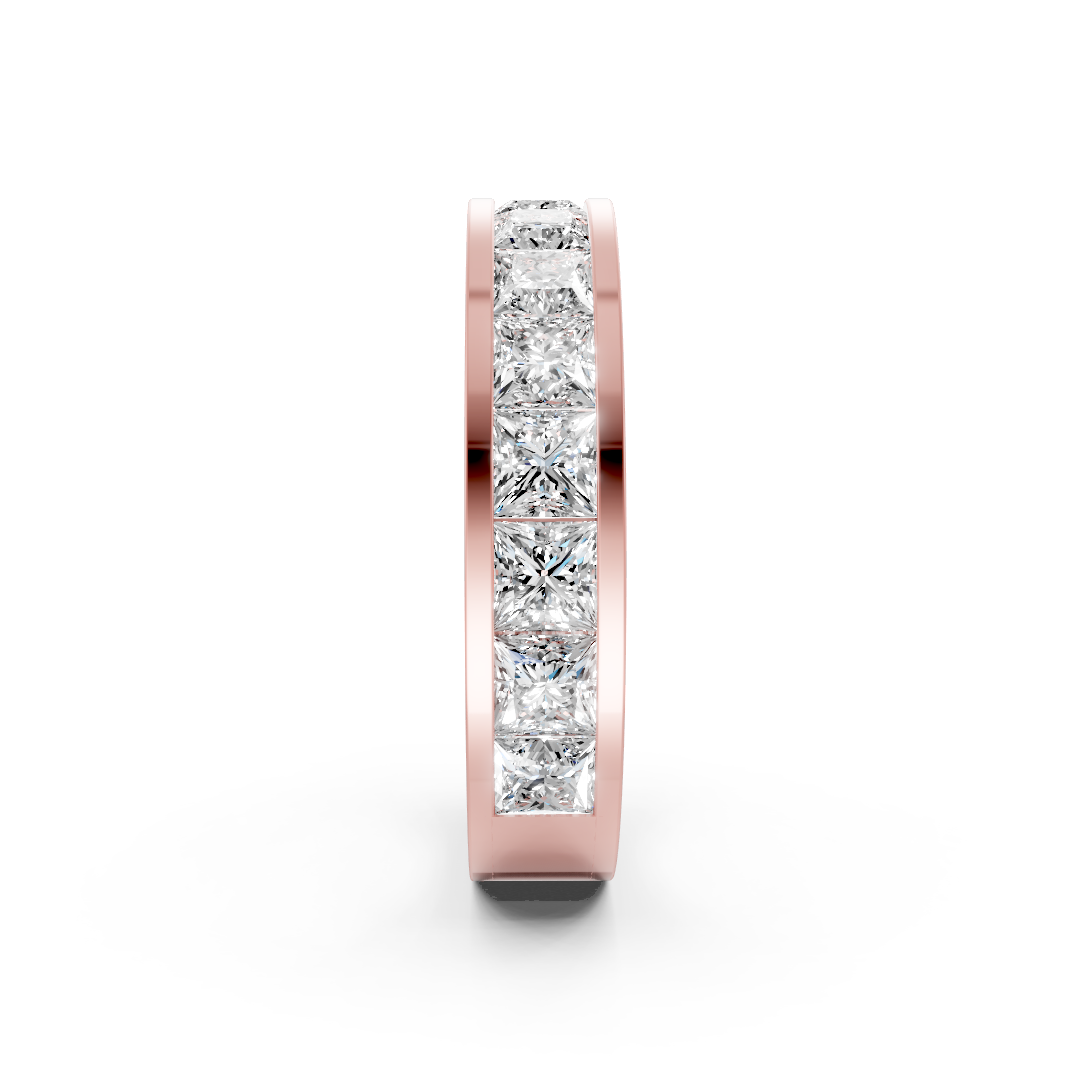 Princess Cut Channel Set Diamond Eternity Band