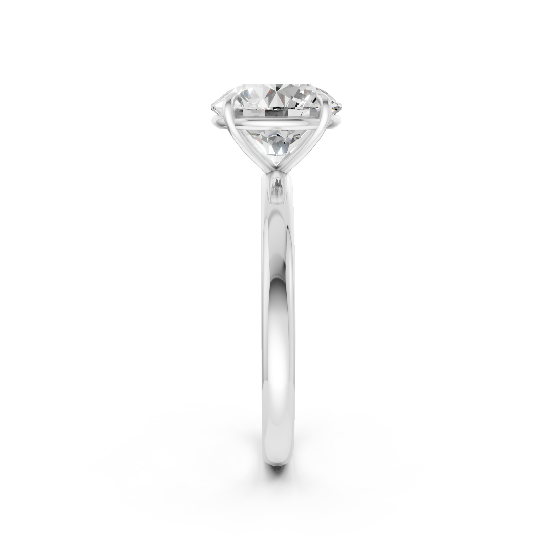 Round Solitaire Engagement Ring