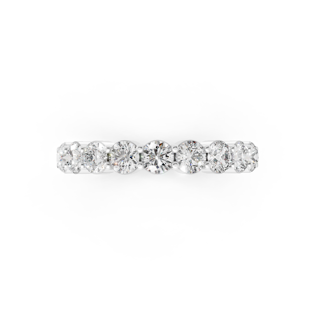 Round Cut Diamond Eternity Band