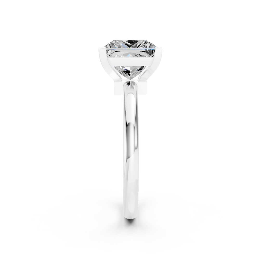 Princess Cut Diamond Solitaire Engagement Ring