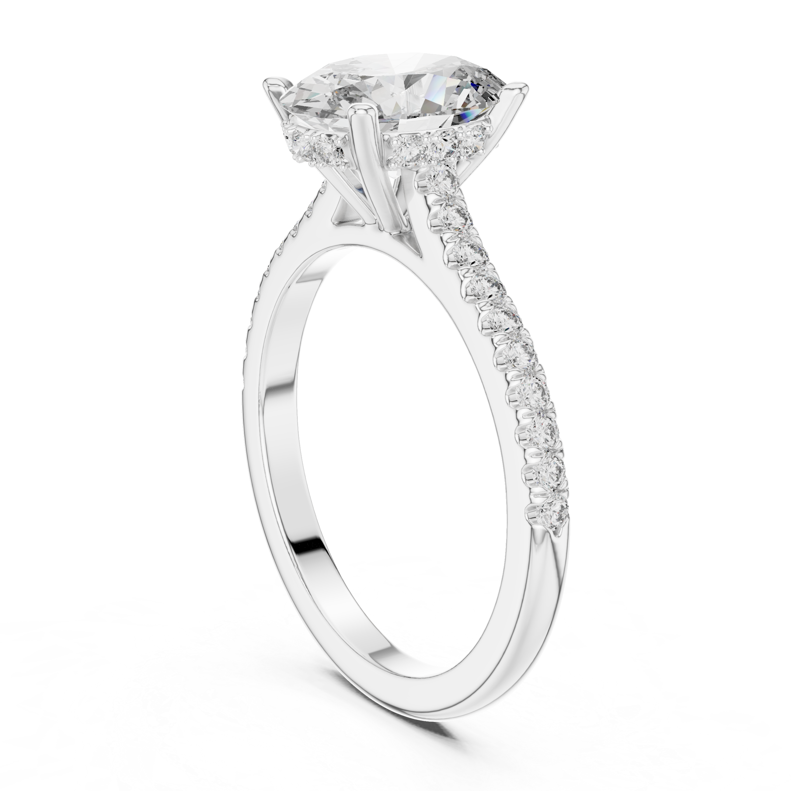 Oval Lab Grown Diamond Ring