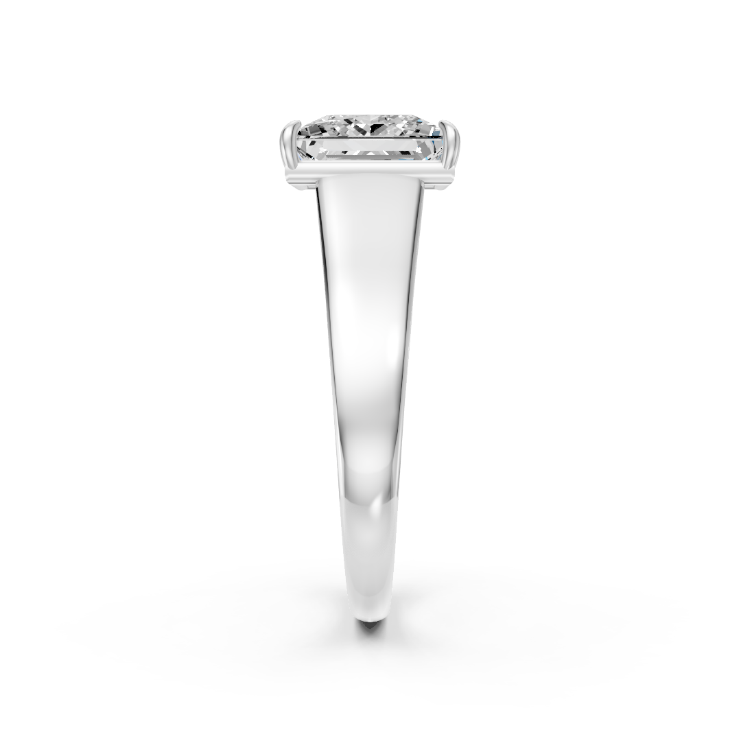 Princess Diamond Tapered Band Ring