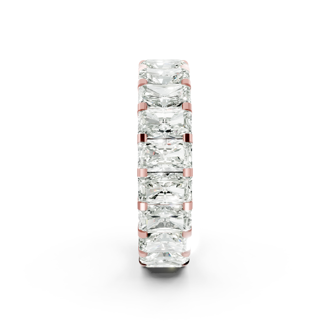 Radiant Diamond U Prong Full Eternity Band