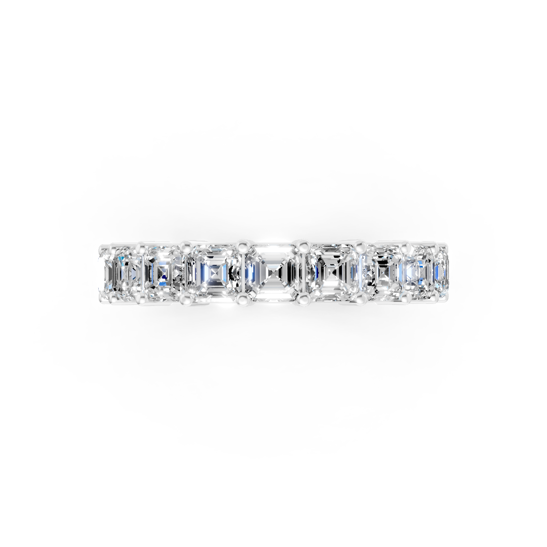 Asscher Cut Diamond Eternity Band