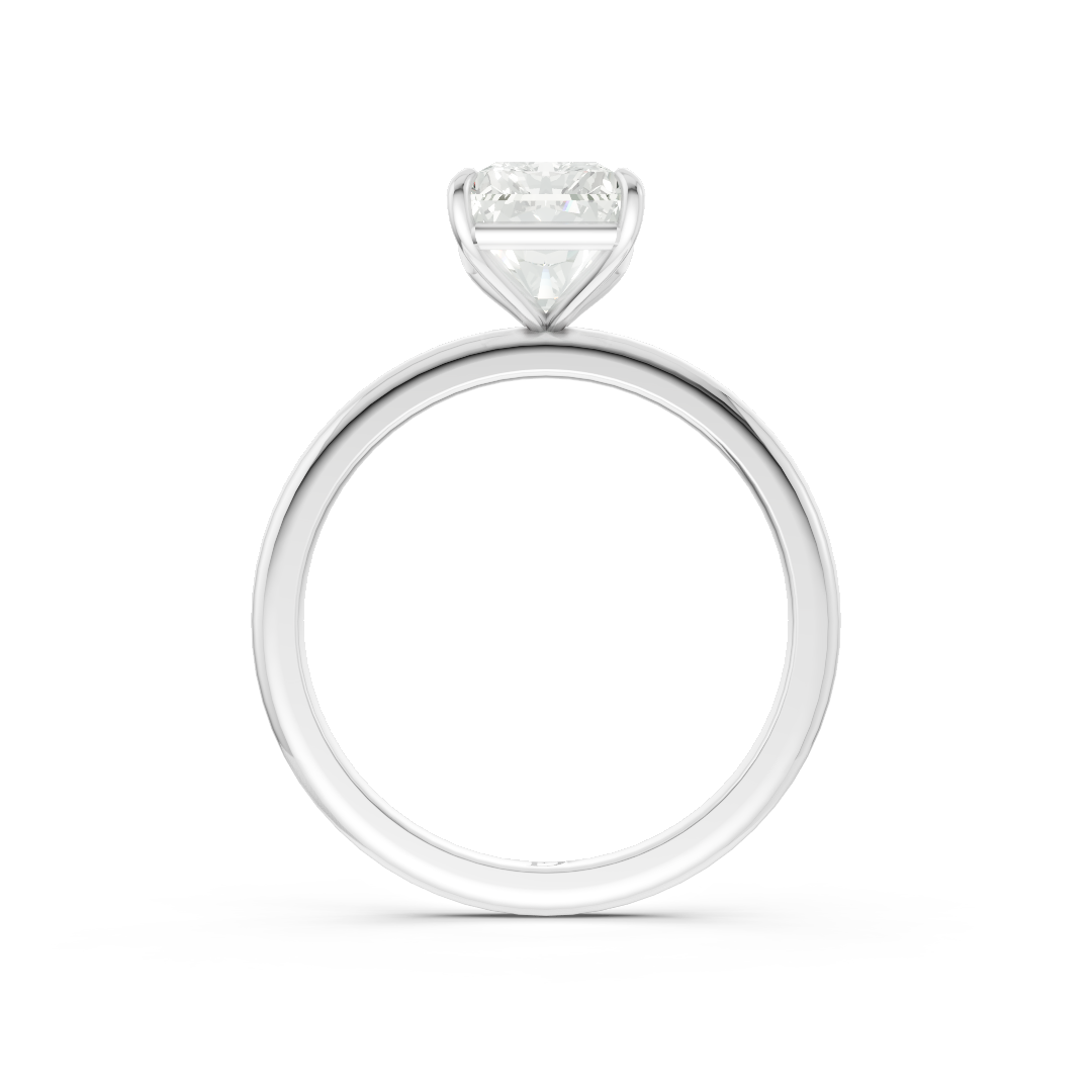 Radiant Diamond Solitaire Ring
