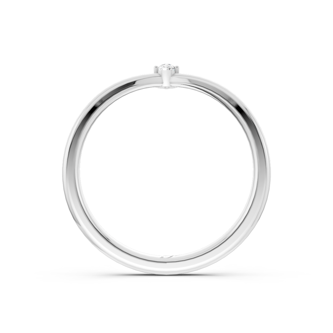 V Shape Pear Curved Stacking Band