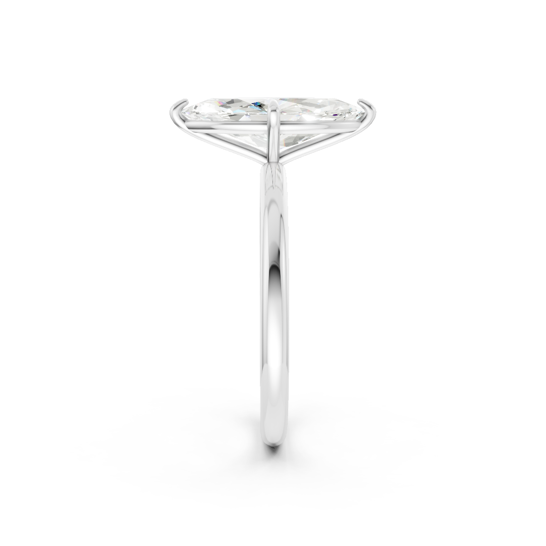 Marquise Diamond Solitaire Ring