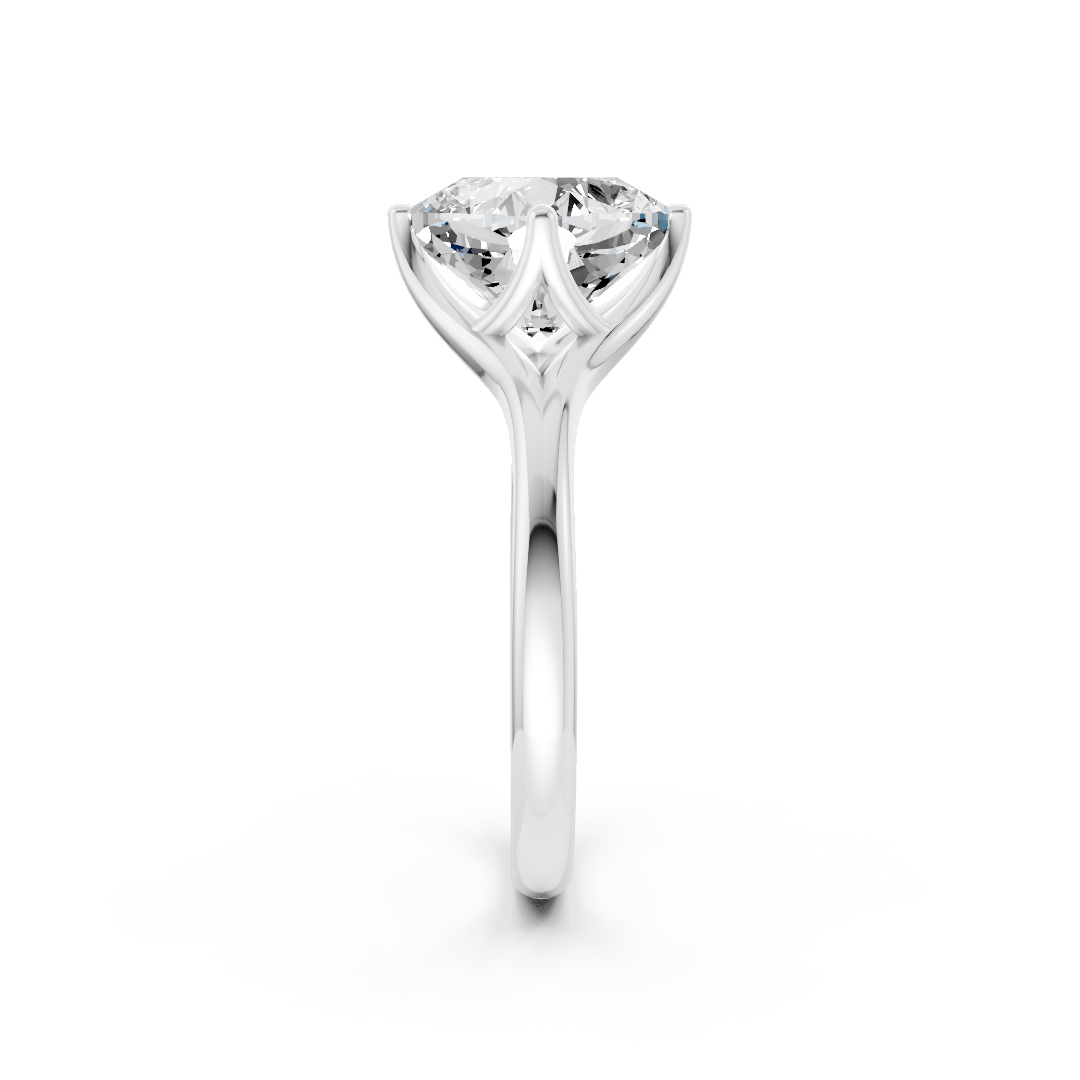 Cushion Diamond Art Deco Ring