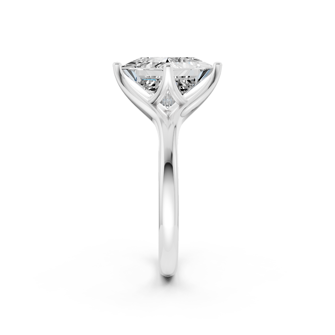 Princess Diamond Art Deco Ring