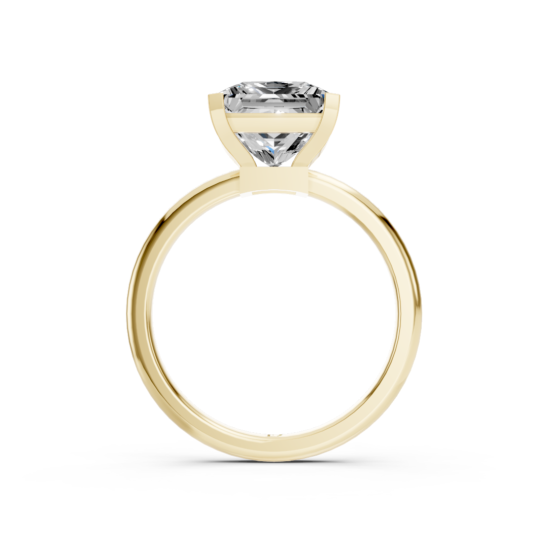 Princess Cut Diamond Solitaire Engagement Ring