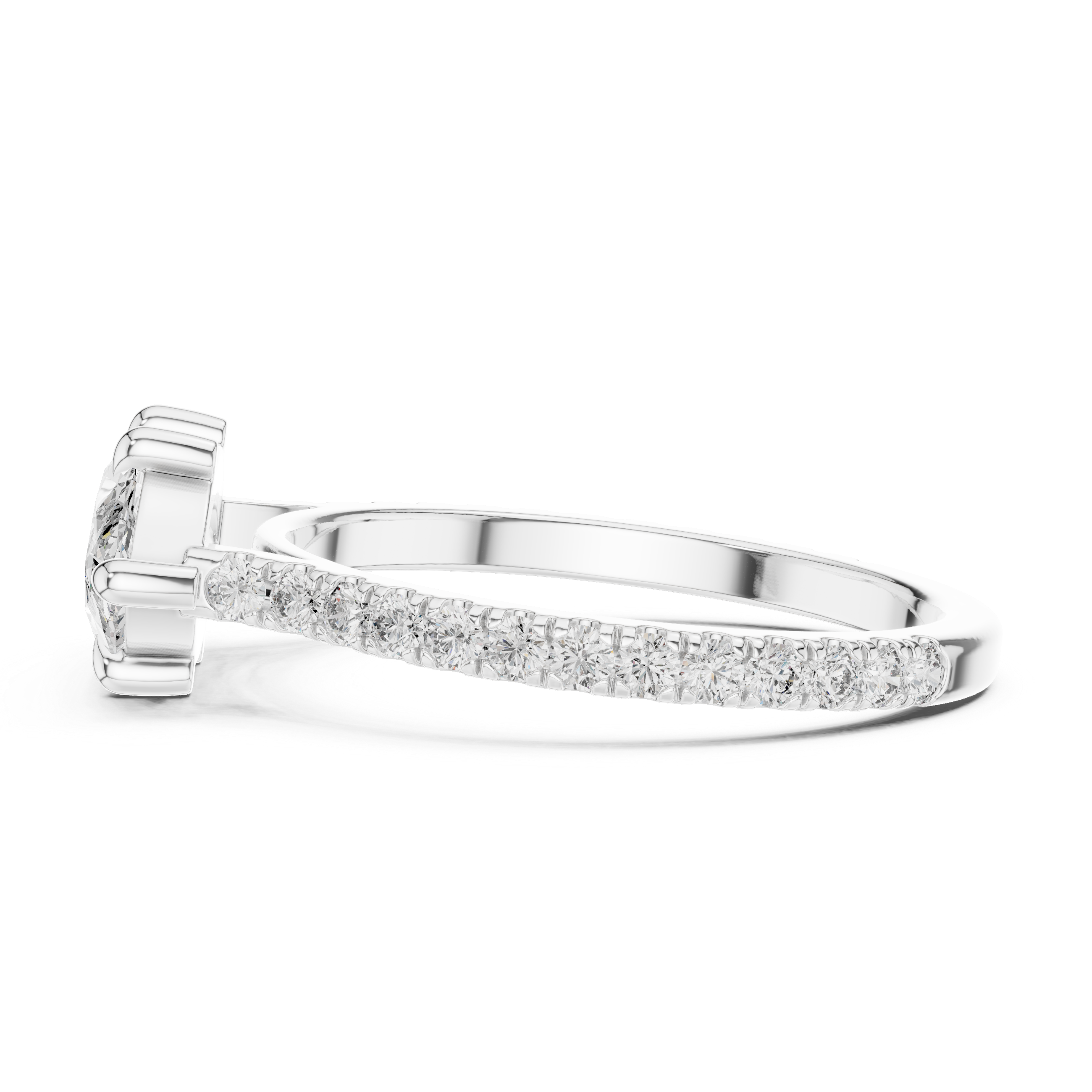 East-West Marquise Diamond Ring