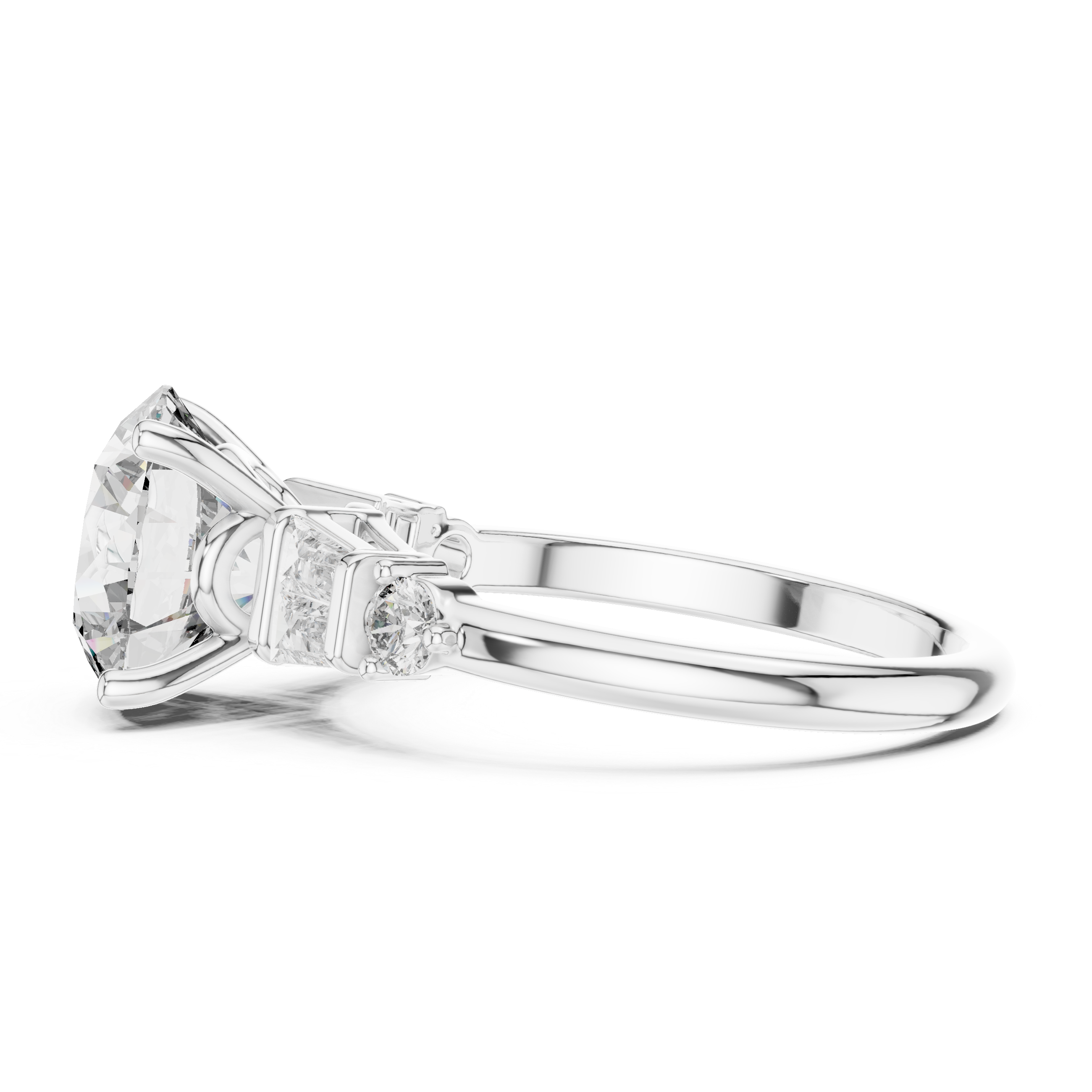 Round Brilliant Diamond Engagement Ring