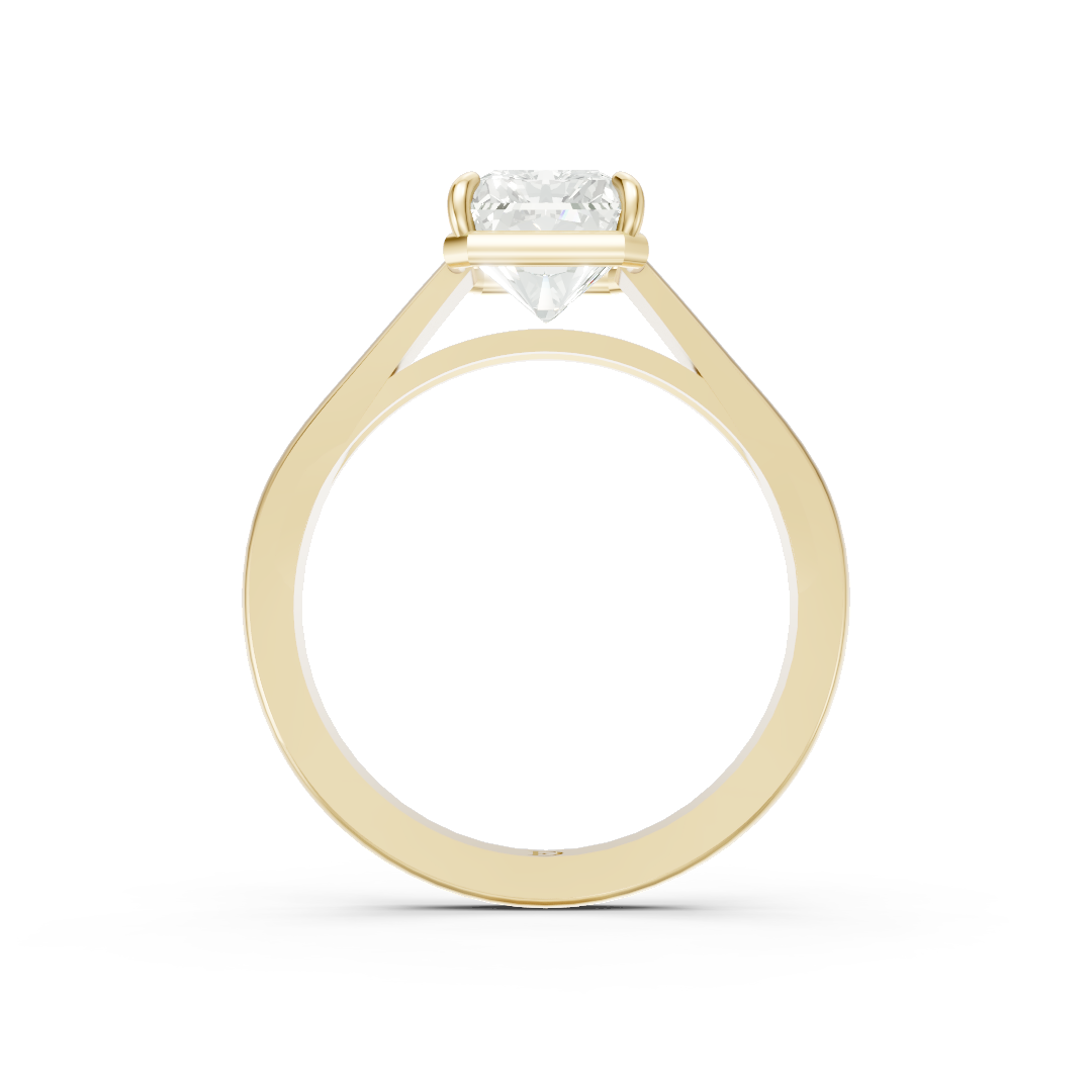 Radiant Diamond Tapered Band Ring
